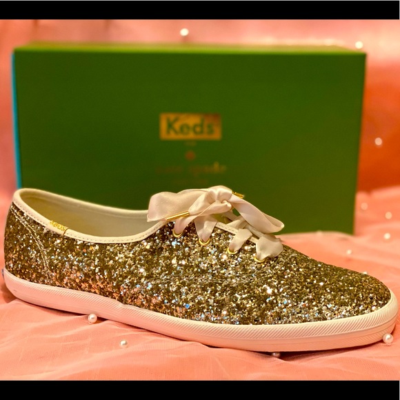 kate spade Shoes - Kate Spade x Keds Platinum Glitter Shoe